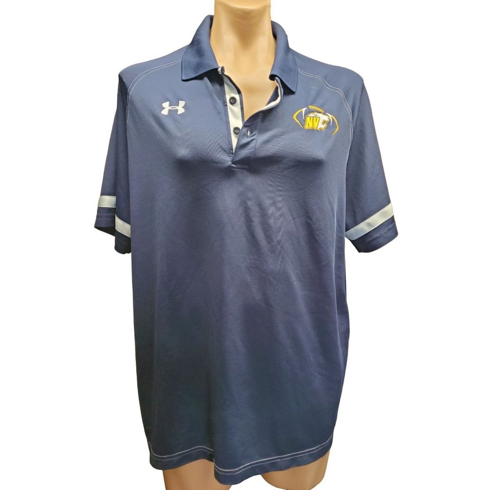 XL Under Armor Heatgear Loose Fit Neuqua Valley Football Polo Shirt